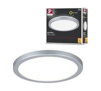 Paulmann LED Atria Shine 70990, 190 mm, Rotondo, incl. Pannello Luminoso in plastica, 1 x 11,2 W, Bianco Caldo, Cromato Opaco, 3000 K, Chrome Matt, Ø 190mm