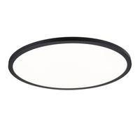 Paulmann 70999 - Pannello LED Atria Shine, 420 mm, 3 step, rotondo, incl. 1 x 22 W, dimmerabile, bianco caldo, nero, pannello di luce in plastica, 3000 K