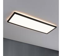 Paulmann Atria Shine Lampada da soffitto LED quadrato, nero opaco - 58 x 20 cm - 3.000 K - dimmerabile a passi