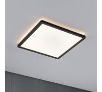Paulmann 71001-Pannello LED Atria Shine 293 x 293 mm, rettangolare, incl. 1 x 16 W, bianco caldo, nero, pannello di luce in plastica, 3000 K, 293x293mm