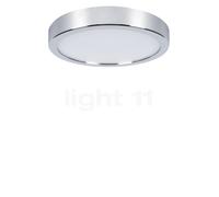 Paulmann HomeSpa 78921 - Plafoniera a LED Aviar, IP44, rotonda, 220 mm, 3000 K, cromata, con 1 pannello luminoso da 13 Watt dimmerabile in plastica