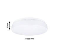 Paulmann HomeSpa 78898 - Lampada da soffitto Axin IP44, 260 mm, max. 18 Watt, colore: Bianco