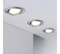PLM 93425 - Lampada da incasso LED Base 3 x 5 W, 3000 K, ferro