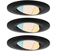 Paulmann Calla lampada da incasso 3x5 W nero 93096