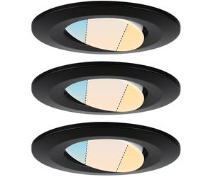 Paulmann Calla lampada da incasso 3x5 W nero 93096