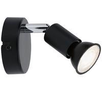 Paulmann Carolina lampada da parete 1x10 W cromo-antracite 66750