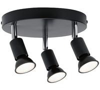 Paulmann Carolina lampada da soffitto 3x10 W cromo-antracite 66752