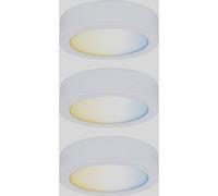Paulmann Disc Luce sotto il mobile LED per Clever Connect System, bianco opaco - set da 3