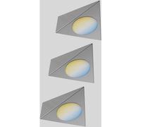 Paulmann Trigo Luce sotto il mobile LED per Clever Connect System, nichel spazzolato - set di 3