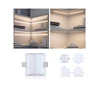 Pauleen Connector Paulmann 99967 mobili Clever Connect connettore a Parete Border 12V Lampada per armadi Bianco Opaco plastica, Chrome Matt