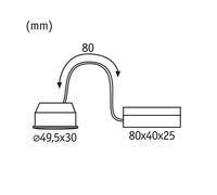 PLM 92471 - Lampada da incasso Nova Plus Coin, 6,3 W, 2700 K, dimmerabile, b