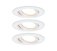 PLM 93682 - Lampada da incasso LED Nova 3 x 6,8 W, 2700 K, bianco opaco