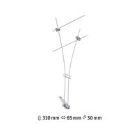 Paulmann Comet spot per sistema funi, cromo 94487