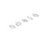 Paulmann CorDuo 94422 - Set di cavi LED MacLED DC con 5 x 4,5 Watt, espandibile, colore: bianco, cromato, in metallo, 3000 K
