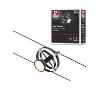 Paulmann Wire Cardan spot per sistema funi nero Paulmann
