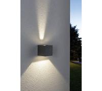Paulmann 18000 Parete Plafoniera Led Cybo Rettangolare 2 x 3 W Grigio 80 x 80 mm