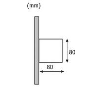 Paulmann Cybo Lampada da parete per esterni a LED, 2.700 K, 8 x 8 cm, Paulmann