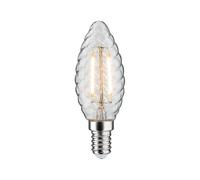 Paulmann Edition Vintage Candela E14 2,6 W 2700 K Trasparente | Luce calda in stile filamento di carbone, in vetro massiccio di alta qualità, 280 lm, durata di vita 15.000 ore