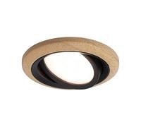 Paulmann ENC Kit Lanati Angolo orientabile LED 1x6W 470lm 230V Legno Nero opaco 92238