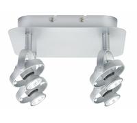 Paulmann Faretti Mac ² Rotondo Rondella 4x20W GU4 Cromato Opaco 230/12V 1x80VA [EEK: C]