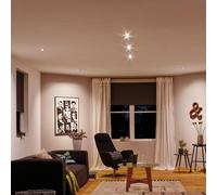 Paulmann, faretto Nova a 3 luci, rotondo, bianco, fisso, IP44, GU10, 4000K Paulmann