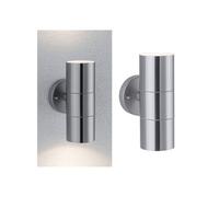 Paulmann Flame applique da esterno a 2 luci in acciaio inox Paulmann