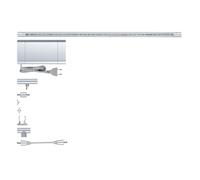 Paulmann Function ModuLED Basis-Set 3x40cm 3x1,8W LED Chrom matt 230V/12V Metall