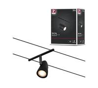 Paulmann Funsytem Cup 94470 - Faretto singolo max. 10 W, nero opaco, cromato e plastica, guida in metallo GU5,3
