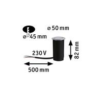 Paulmann Goldlicht, faretto da incasso per pavimento a LED, Ø 5 cm Paulmann