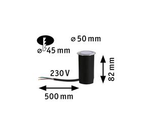 Paulmann Goldlicht, faretto da incasso per pavimento a LED, Ø 5 cm Paulmann
