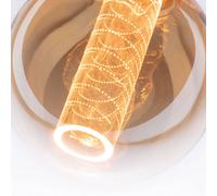 Paulmann Lampada a LED in vetro E27 4W G95 con motivo a spirale Inner Glow Paulmann
