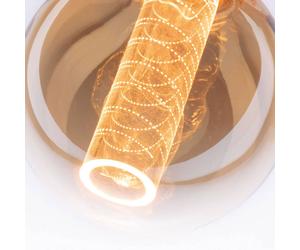 Paulmann Lampada a LED in vetro E27 4W G95 con motivo a spirale Inner Glow Paulmann