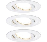 PLM 93682 - Lampada da incasso LED Nova 3 x 6,8 W, 2700 K, bianco opaco
