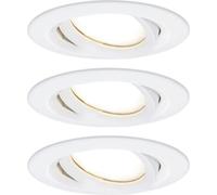 PLM 93682 - Lampada da incasso LED Nova 3 x 6,8 W, 2700 K, bianco opaco