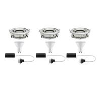 PLM 92900 - Lampada da incasso LED Nova, 3 x 7 W, 2700 K, ferro, IP65