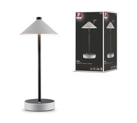 Paulmann Lampada da tavolo mobile Pellini down LED White dim 3W USBC Beige Pelle PU Metallo 71176