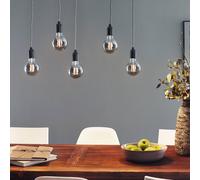 Paulmann Lampadina LED E14 4W 1.800K vetro fumé dimmerabile Paulmann