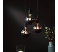 Paulmann Lampadina LED E27 827 6,5W testa specchio nero opaco Paulmann