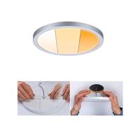 Paulmann LED Aero dimtowarm rotondo cromo 17,5cm Paulmann