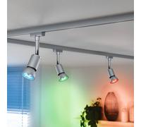 Paulmann 29149 Lampadina standard 230V Smart Home Zigbee LED riflettore GU10 350lm 4,8W RGBW+ dimmerabile cromo opaco