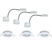 Paulmann LED lampada da incasso 3x6.8 W bianco-alluminio 93974