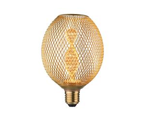 Paulmann LED Metallic Globe LED Helix E27 ottone Paulmann