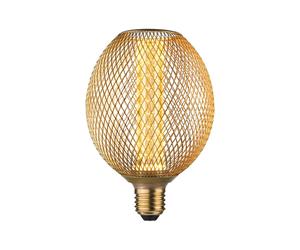 Paulmann LED MetallicGlow Globe LED a spirale E27 ottone Paulmann