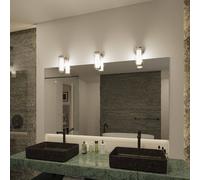 Paulmann 71076 Applique Selection Bathroom Luena IP44 E14 230 V max 20W dimmerabile cromo, vetro, luce da bagno a una fiamma
