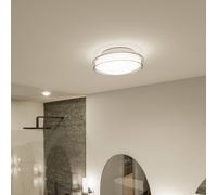 Paulmann Luena plafoniera LED, IP44, cromata, Ø 25 cm Paulmann
