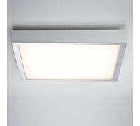 Paulmann Lunar LED-panel, angolare, cromo, 40x40cm Paulmann