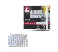Paulmann MaxLED 250 Cover Estensione 2,5 m TunW IP44 Argento | Tunable White da 2700K a 6500K, IP44 resistente agli spruzzi d’acqua, autoadesivo, 9W, 575lm