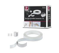 Paulmann MaxLED Connettore invisibile 3 m, bianco, in materiale plastico | Cavo di collegamento con spina a 5 Pin, autoadesivo, facile da montare, tagliabile