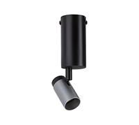 Paulmann Neordic 79520 - Lampada da soffitto Runa max. 20 W, dimmerabile, colore nero, antracite, soggiorno, metallo, GU10