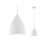 Paulmann Neordic 79764 - Lampada a sospensione Hilla, in metallo, E27, max. 40 Watt, colore: Bianco